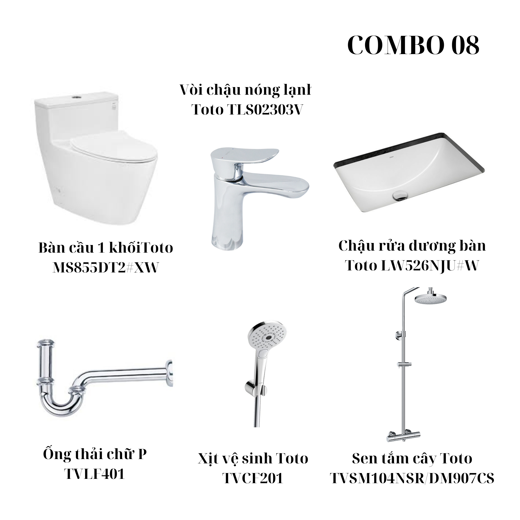 Combo Toto 8