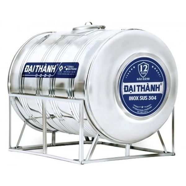 Bồn nước Tân Á Inox 4500L ngang SUS 304 TA4500(F1340)N