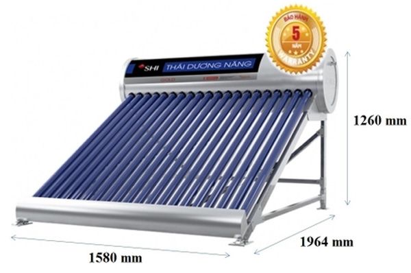Thái dương năng Sơn Hà NANO GOLD 180L ống dầu
