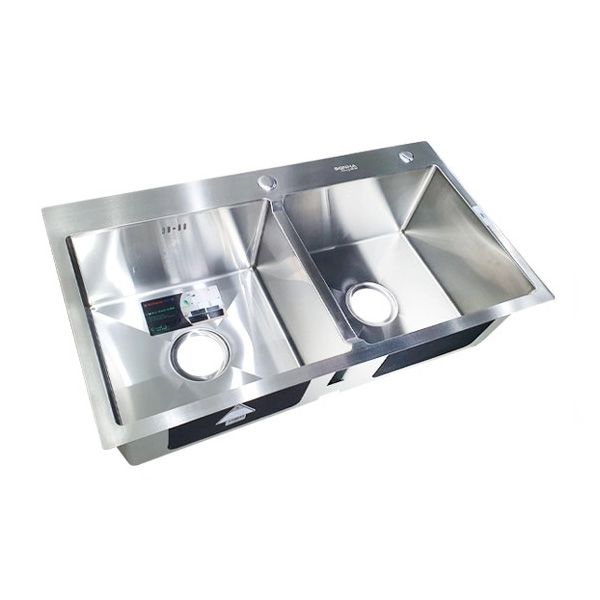 Chậu đúc Sơn Hà 2 hố cân 304
