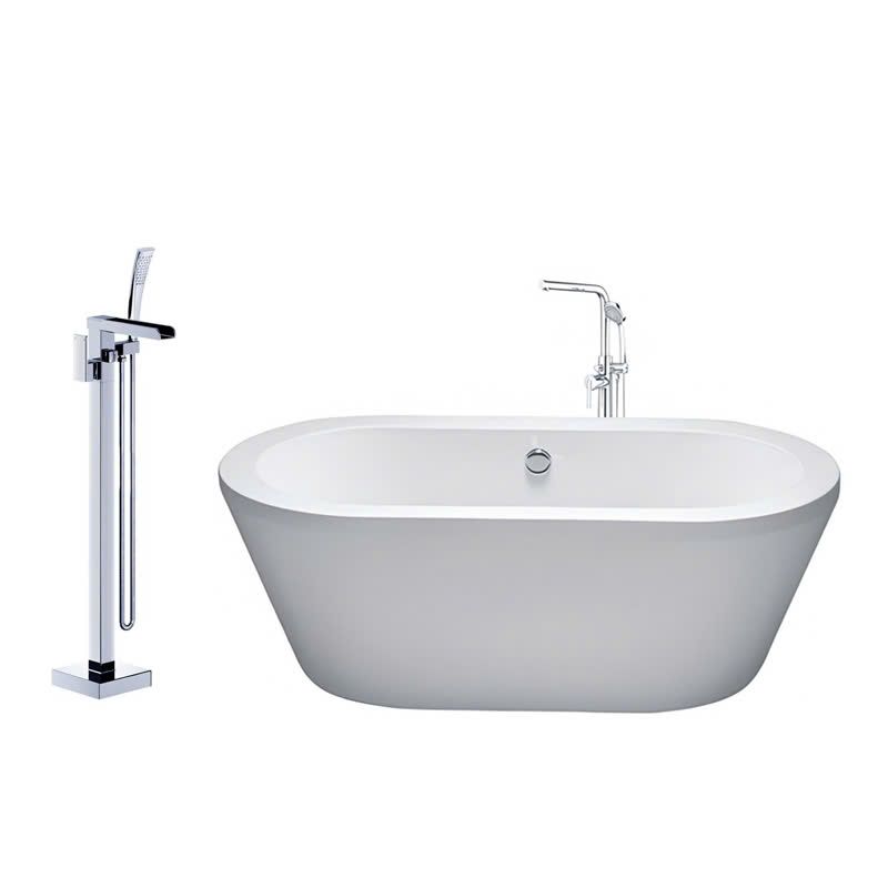 Combo bồn tắm đặt sàn caesar KT1170 và giá treo khăn Q924