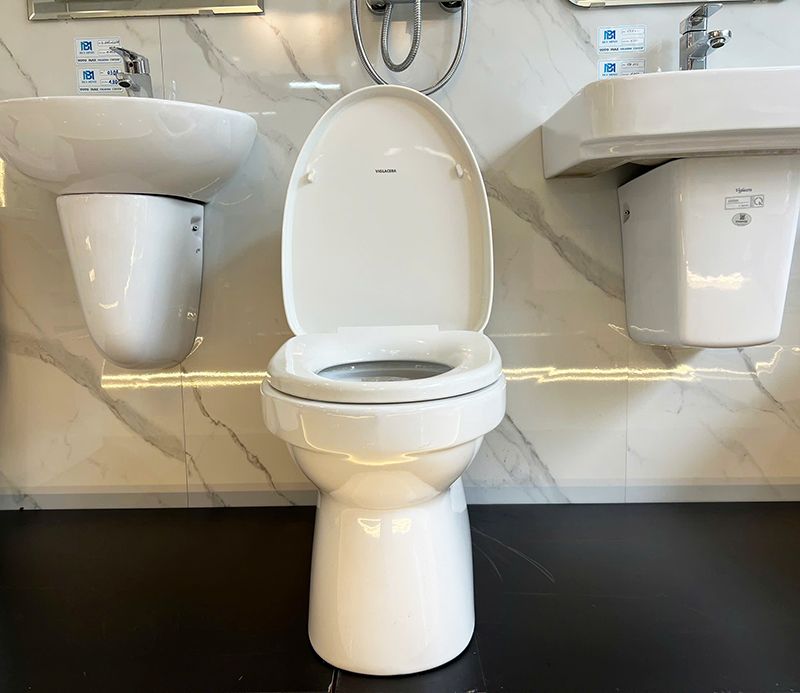 Bàn cầu 1 khối Viglacera MK2