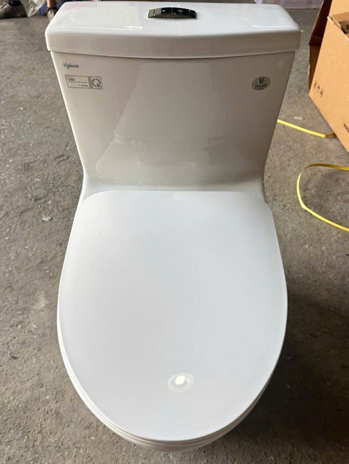 Bàn cầu 1 khối Viglacera V62