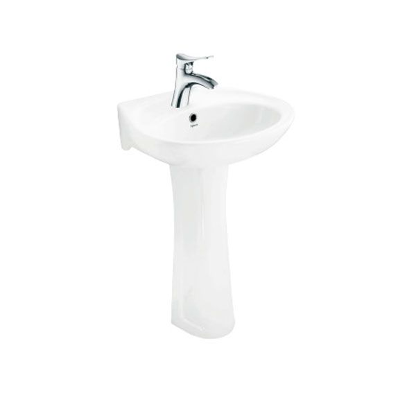 Chậu rửa treo tường Viglacera VTL2+VI1T