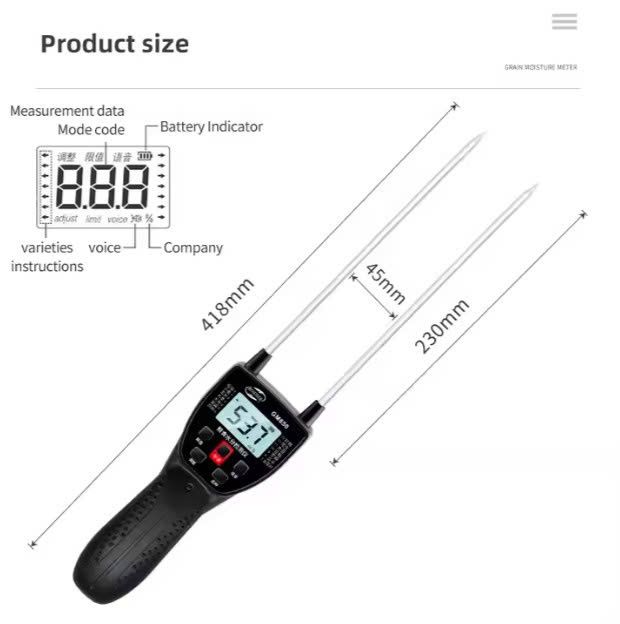 HYT049 – Máy đo độ ẩm đa chức năng LCD