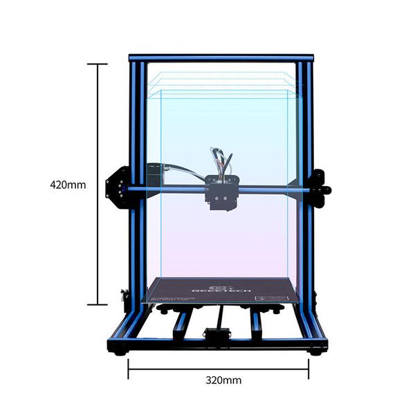 250 X 250 Mm Placa De Vidrio Espejo Para Cama De Impresora 3D Con Calefacción Con Clips Geeetech Anet - Foto 8