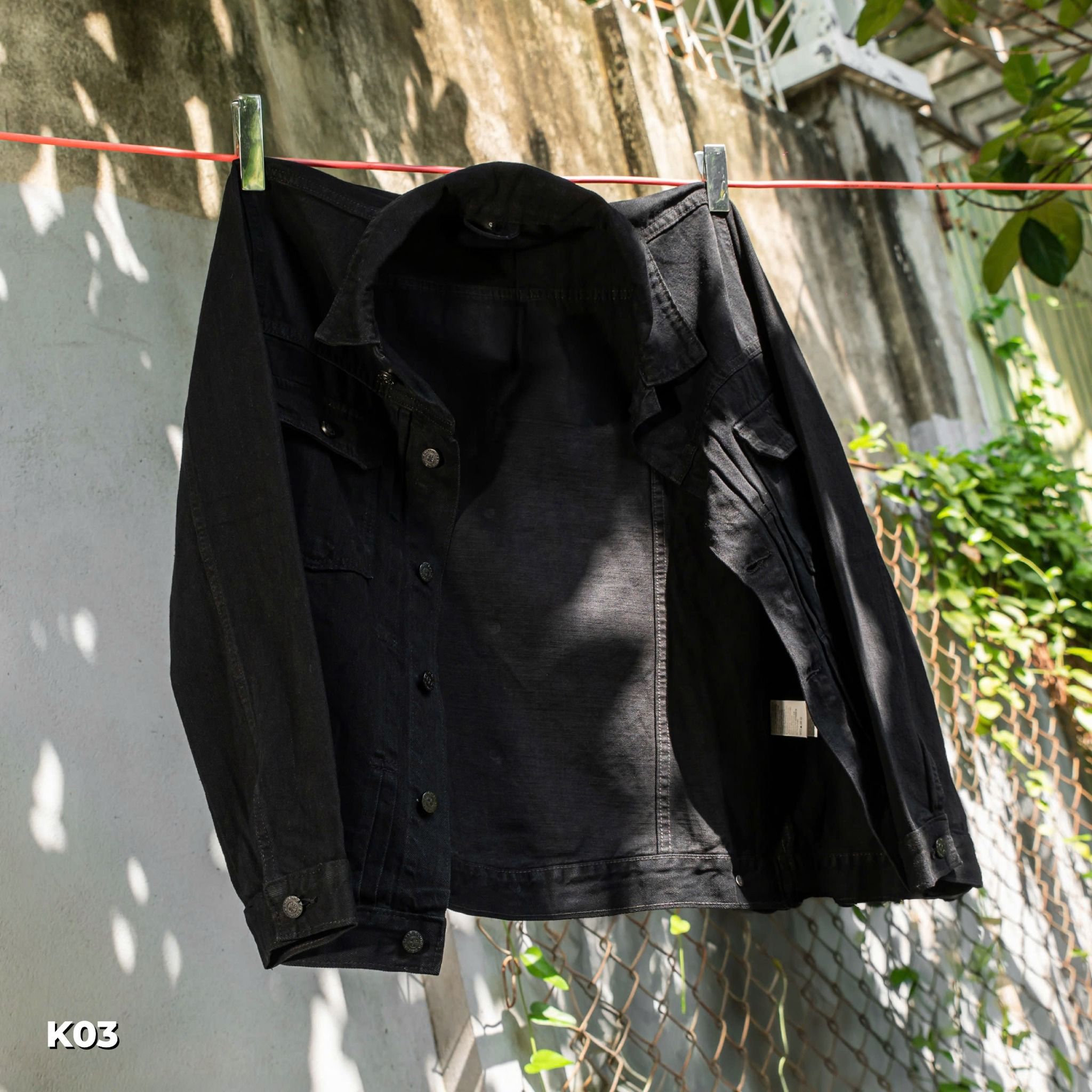 AK DENIM ĐEN TUYỀN K03 BOUTON