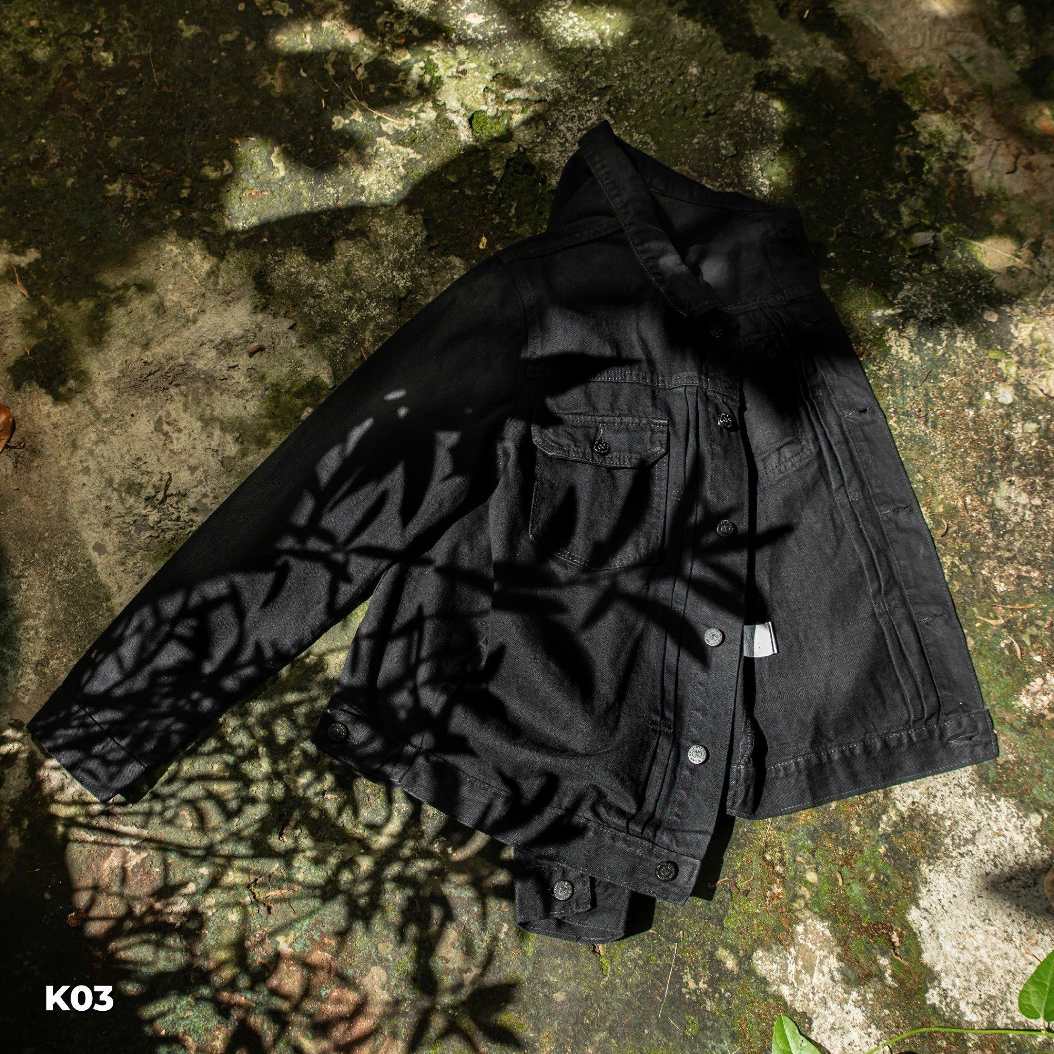 AK DENIM ĐEN TUYỀN K03 BOUTON