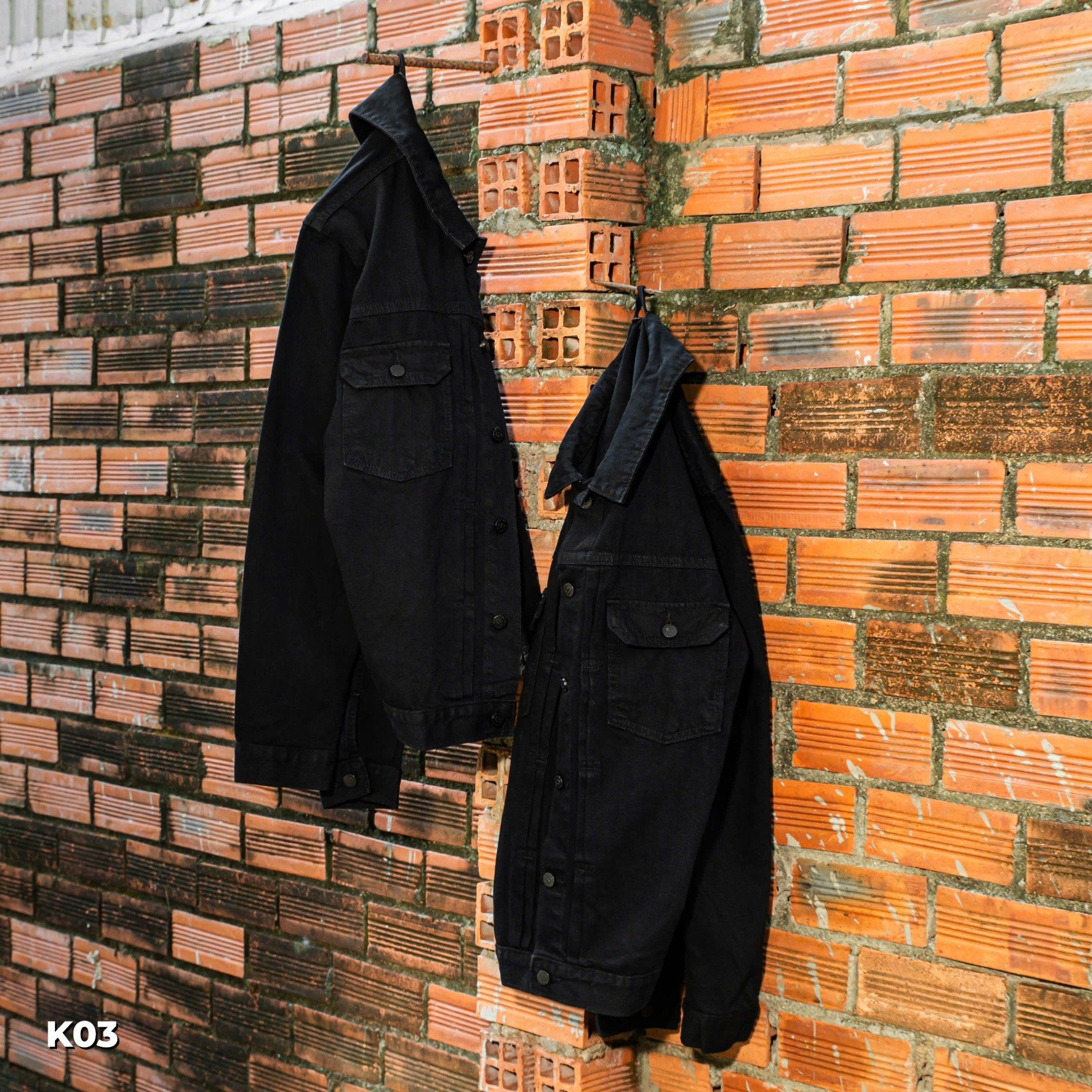 AK DENIM ĐEN TUYỀN K03 BOUTON