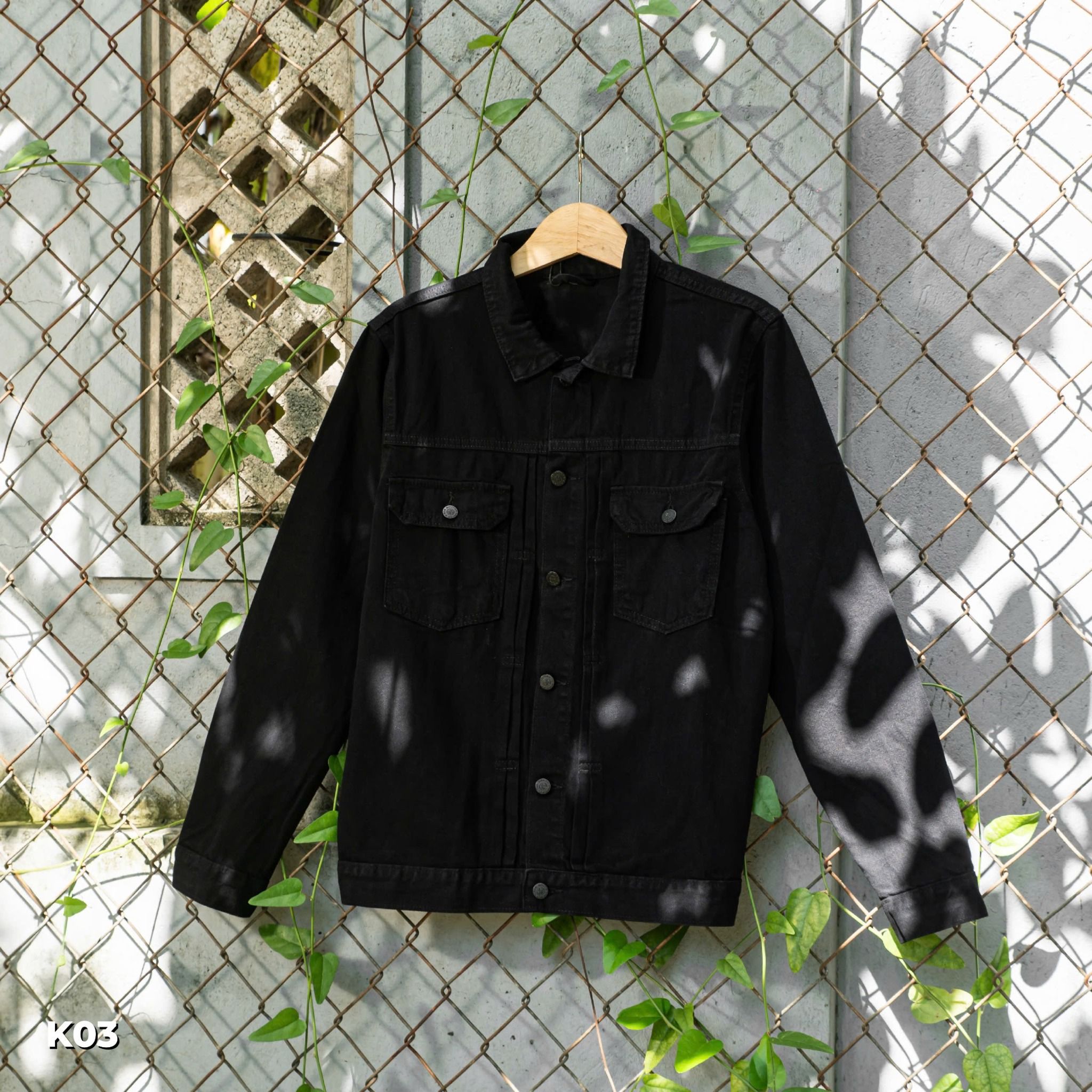 AK DENIM ĐEN TUYỀN K03 BOUTON