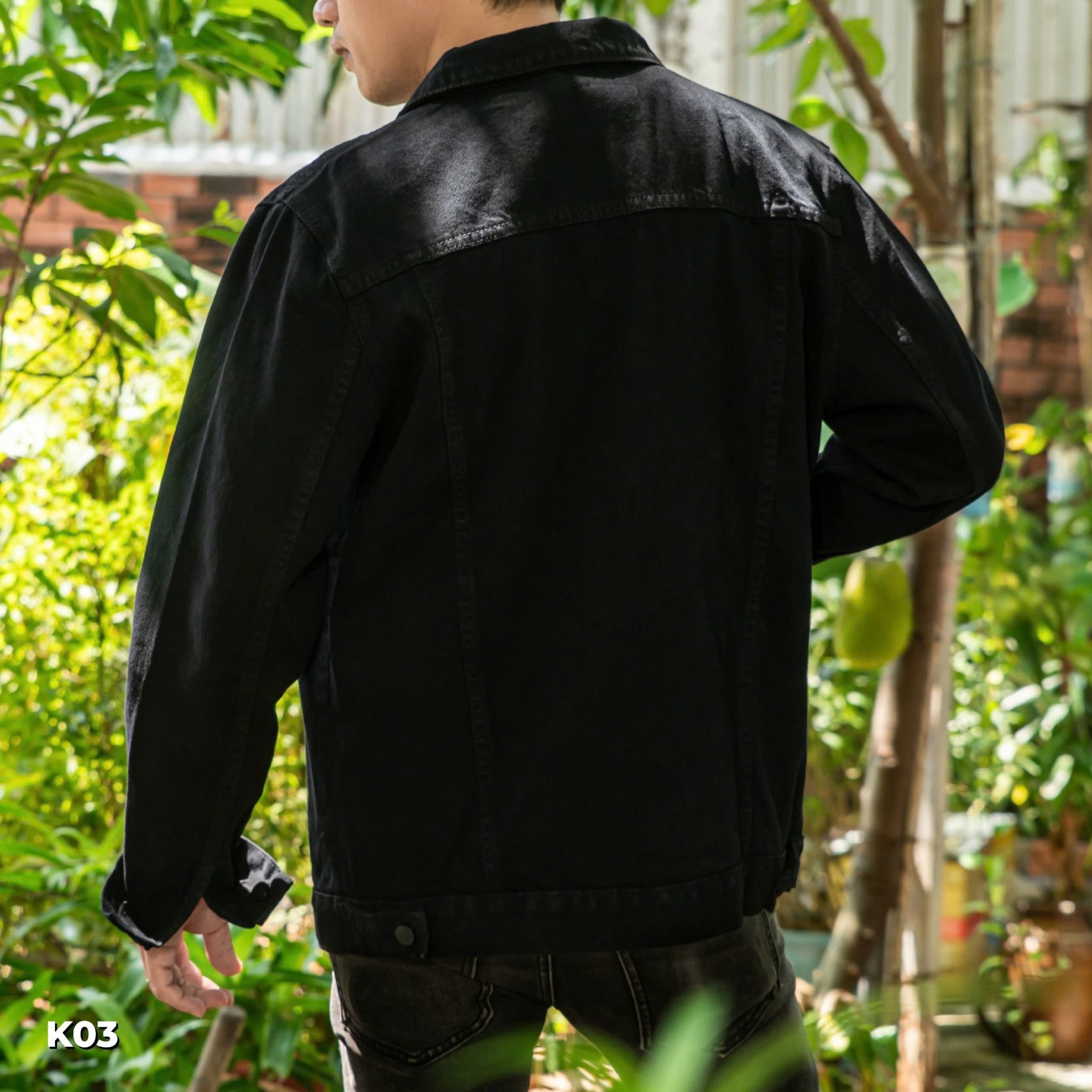 AK DENIM ĐEN TUYỀN K03 BOUTON