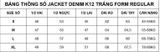 Áo Khoác Denim Trắng Nam K10 - K11 - K12 - K16 - k17 – Form Regular, Lịch Lãm & Thời Trang