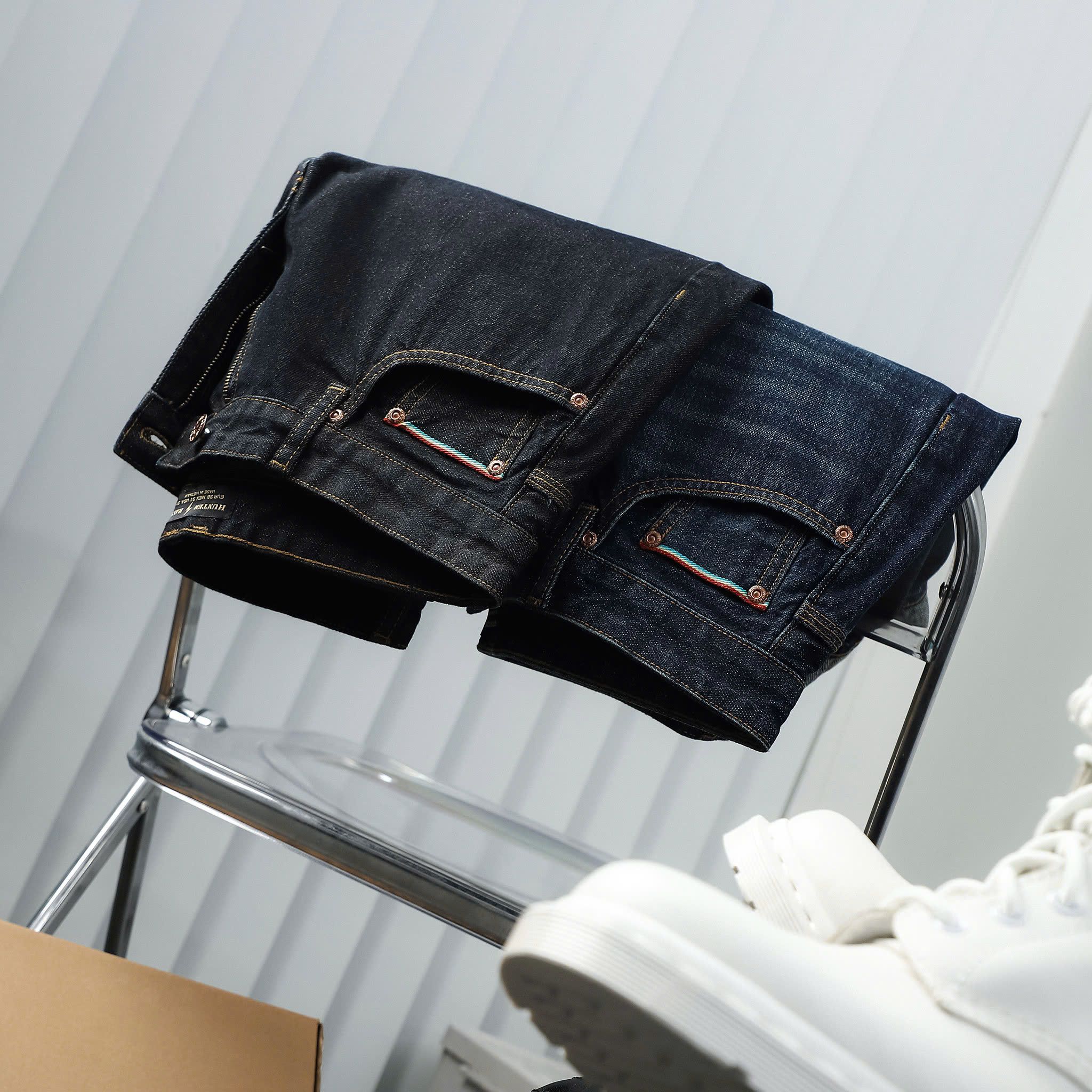 QUẦN SHORT JEANS S126 S127 HUNTER XRAYS SELVEDGE DENIM