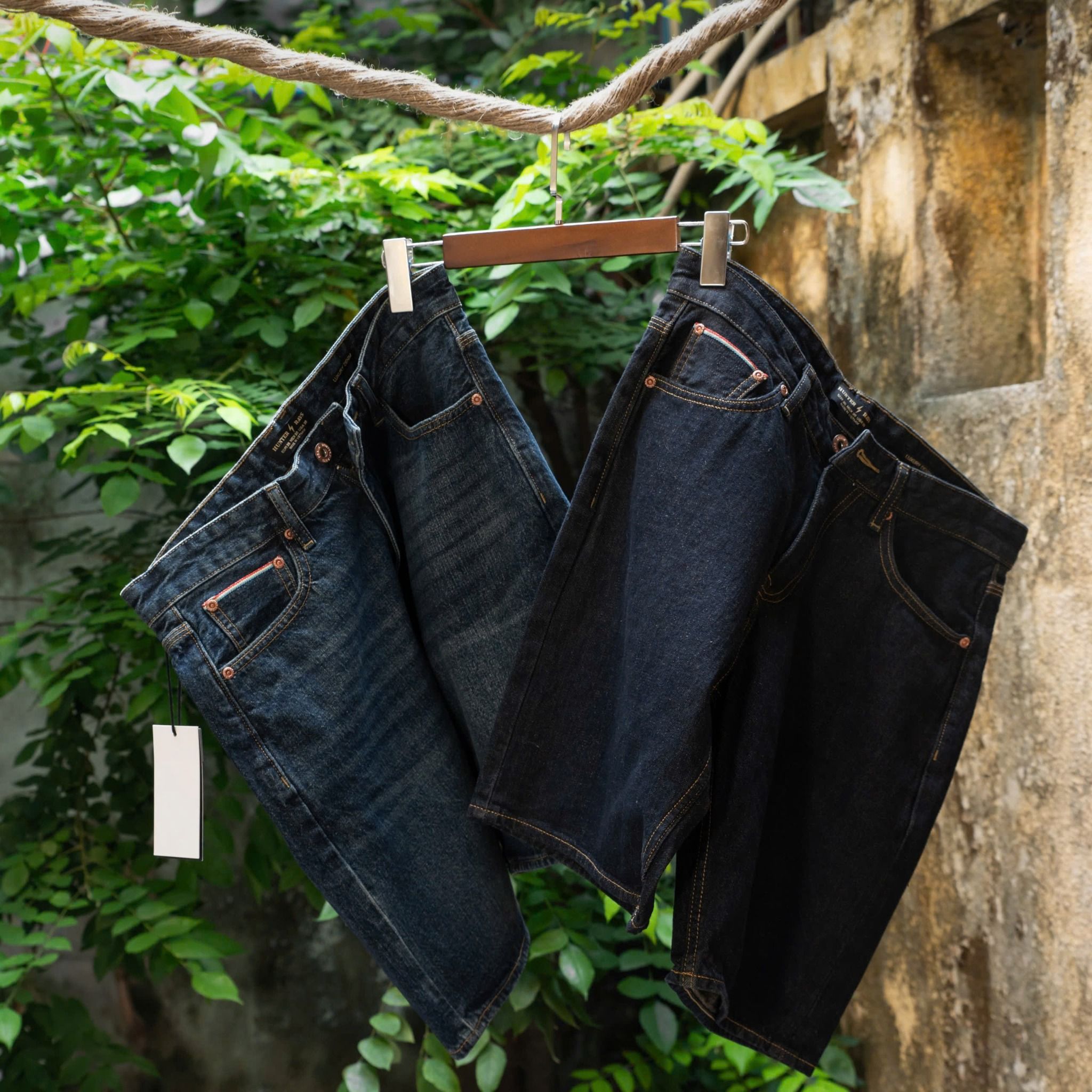 QUẦN SHORT JEANS S126 S127 HUNTER XRAYS SELVEDGE DENIM