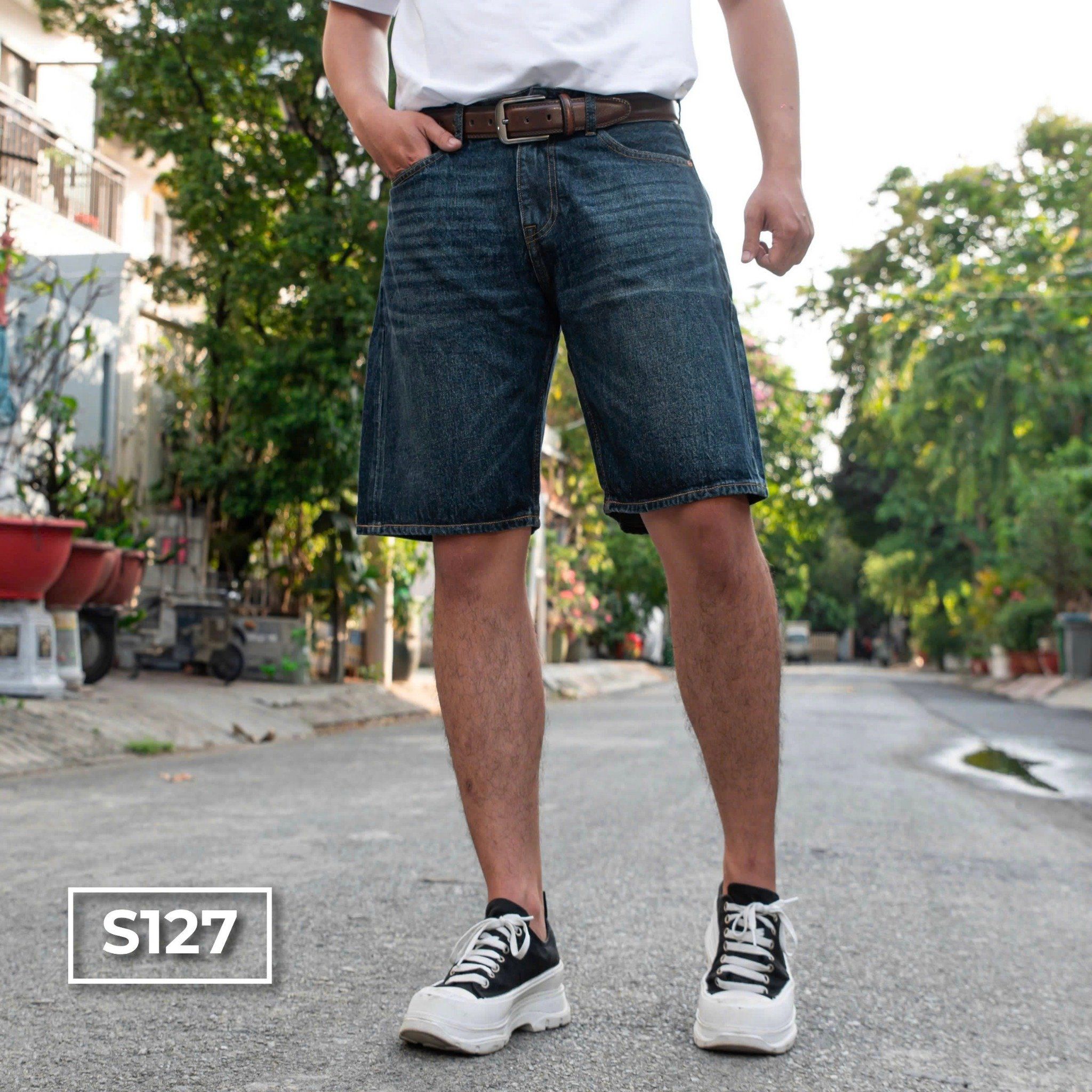 QUẦN SHORT JEANS S126 S127 HUNTER XRAYS SELVEDGE DENIM