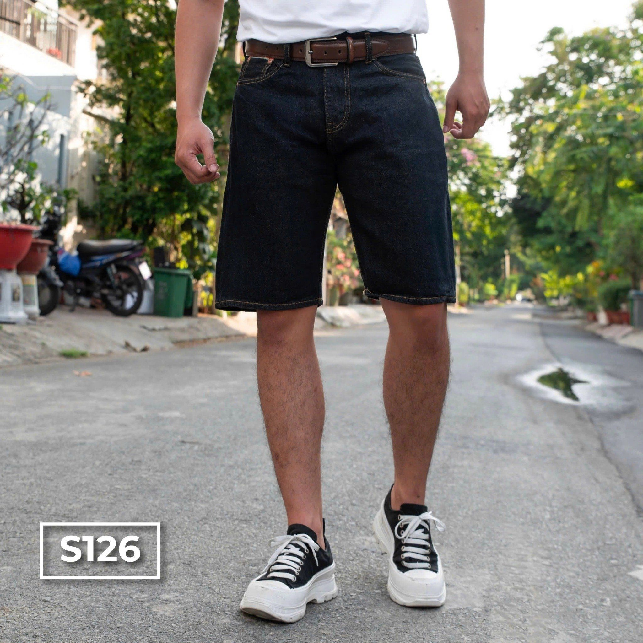 QUẦN SHORT JEANS S126 S127 HUNTER XRAYS SELVEDGE DENIM