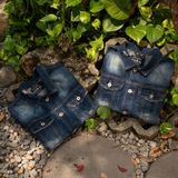 Áo Khoác Denim Trắng Nam K10 - K11 - K12 - K16 - k17 – Form Regular, Lịch Lãm & Thời Trang