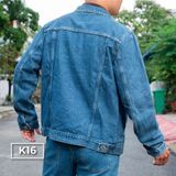 Áo Khoác Denim Trắng Nam K10 - K11 - K12 - K16 - k17 – Form Regular, Lịch Lãm & Thời Trang