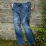 Quần Jeans Dài Nam Xanh Đậm D60 – Dáng Slim Fit Chuẩn Phong Cách