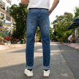 Quần Jeans Dài Nam Xanh Đậm D60 – Dáng Slim Fit Chuẩn Phong Cách