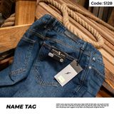 Quần Short Jeans Co Giãn Nam S128 – Xanh Wash Sáng, Thời Trang Hè