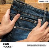 Quần Short Jeans Co Giãn Nam S128 – Xanh Wash Sáng, Thời Trang Hè