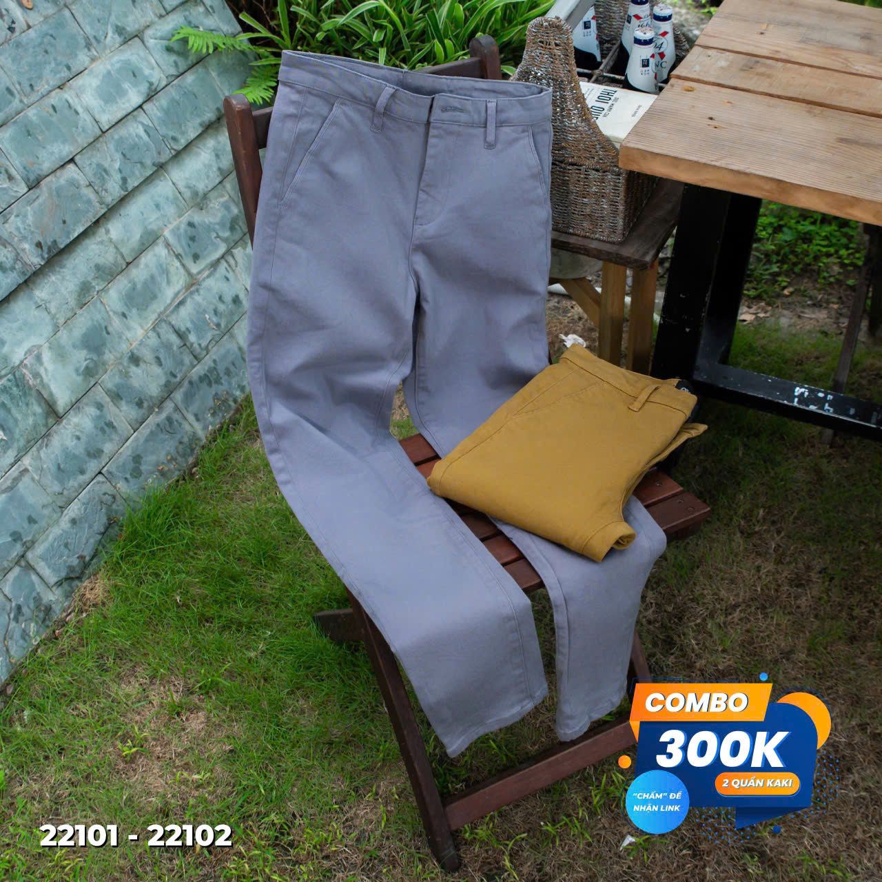 QKAKI DÀI MỘC NHUỘM DUSTY 4 MÀU 2210
