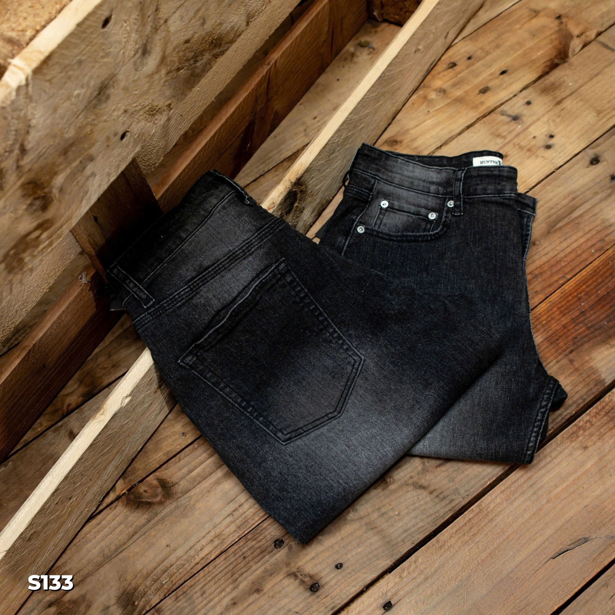 QJ SHORT S132 S133 XÁM ĐEN HUNTER