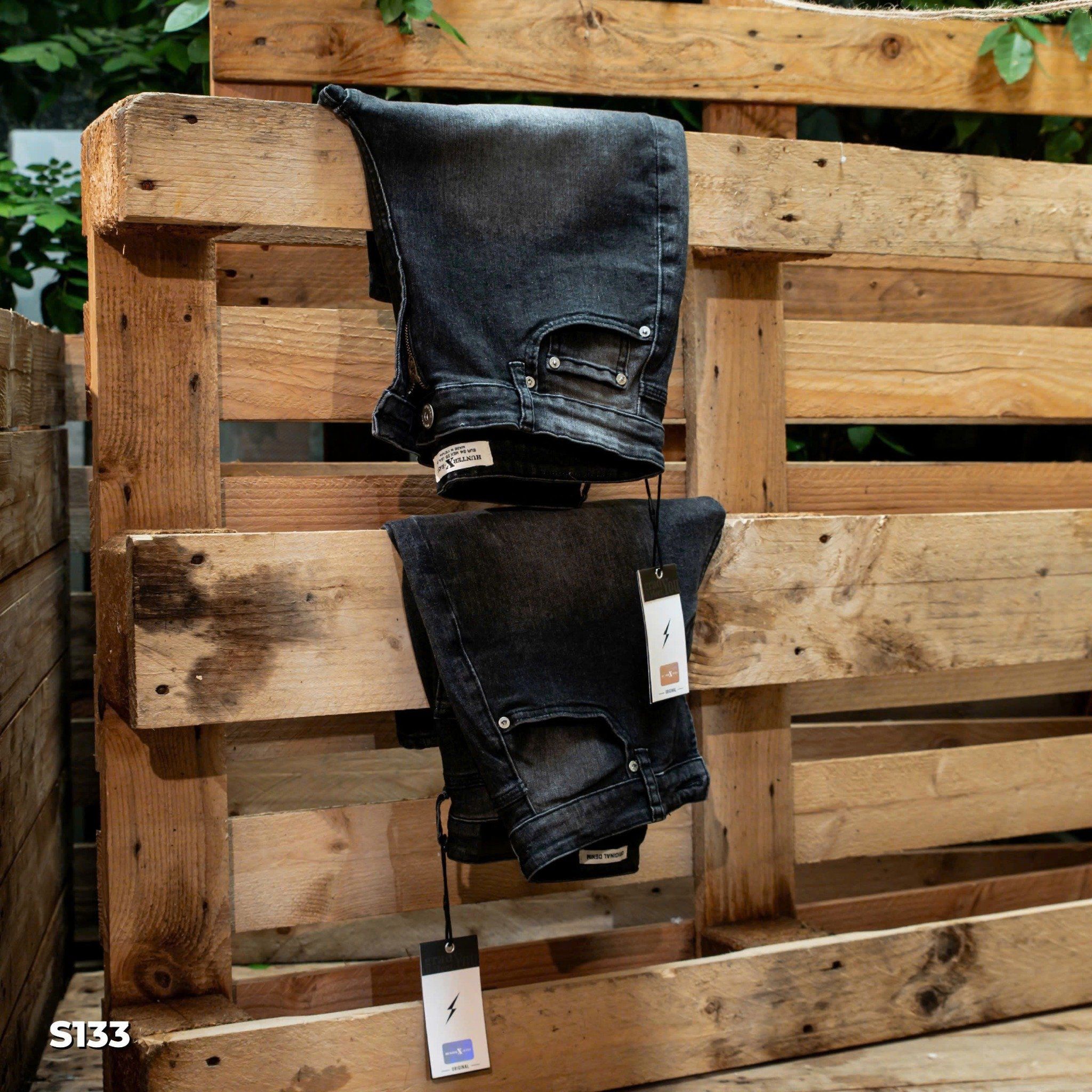 QJ SHORT S132 S133 XÁM ĐEN HUNTER