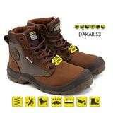  Giày Bảo Hộ DAKAR S3 SRC Cao Cổ Safety Cá Tính Safety Jogger 