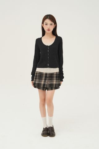 Plaid Skort -