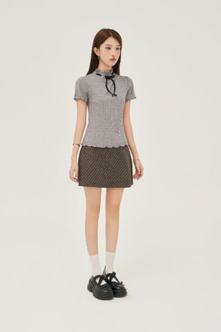 Plaid Skirt -