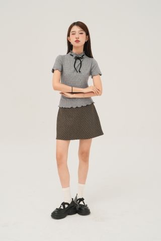 Plaid Skirt -