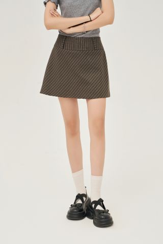 Plaid Skirt -