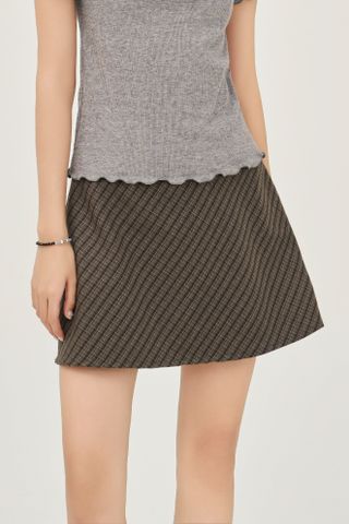 Plaid Skirt -