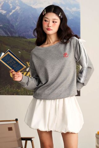 Ribbon Sweatshirt -