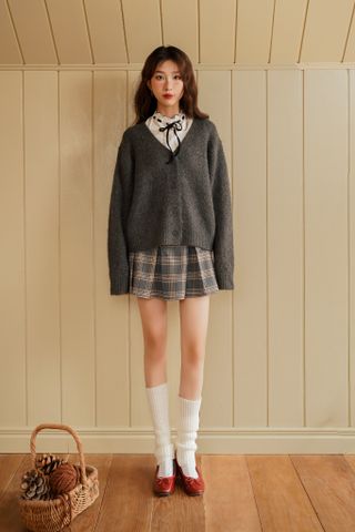 Pompom Cardigan -