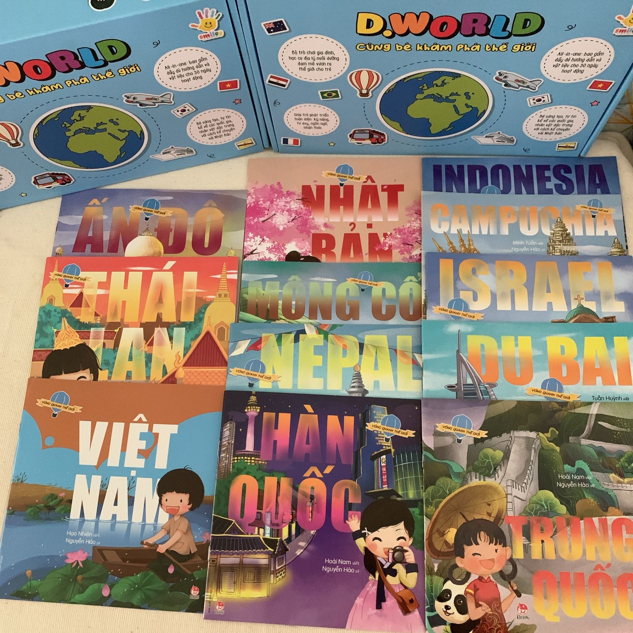 Bộ sách Vòng quanh thế giới - 12 quốc gia Châu Á