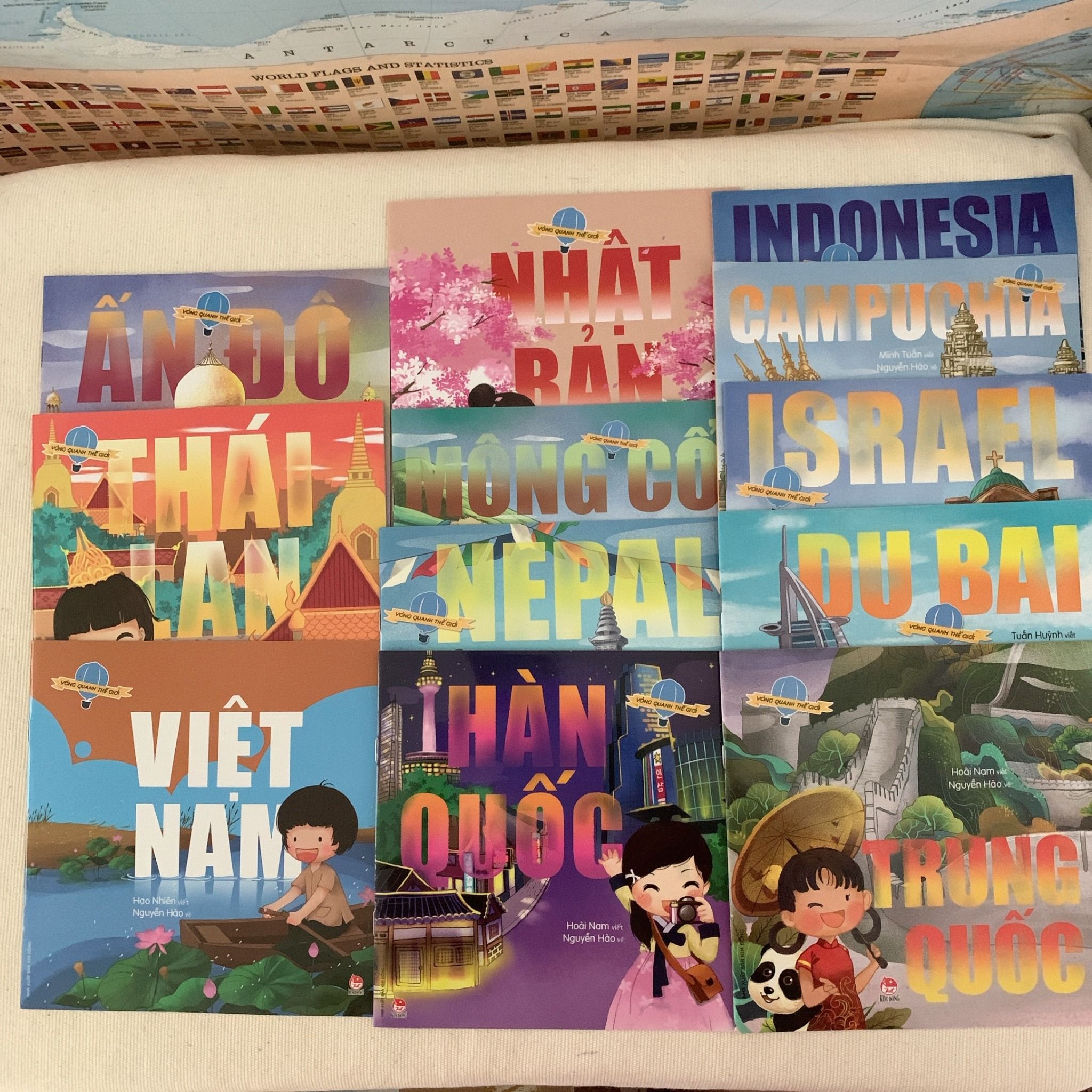 Bộ sách Vòng quanh thế giới - 12 quốc gia Châu Á