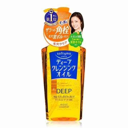 Dầu tẩy trang Kose Softymo Deep Cleansing Oil 230ml (Vàng đậm)