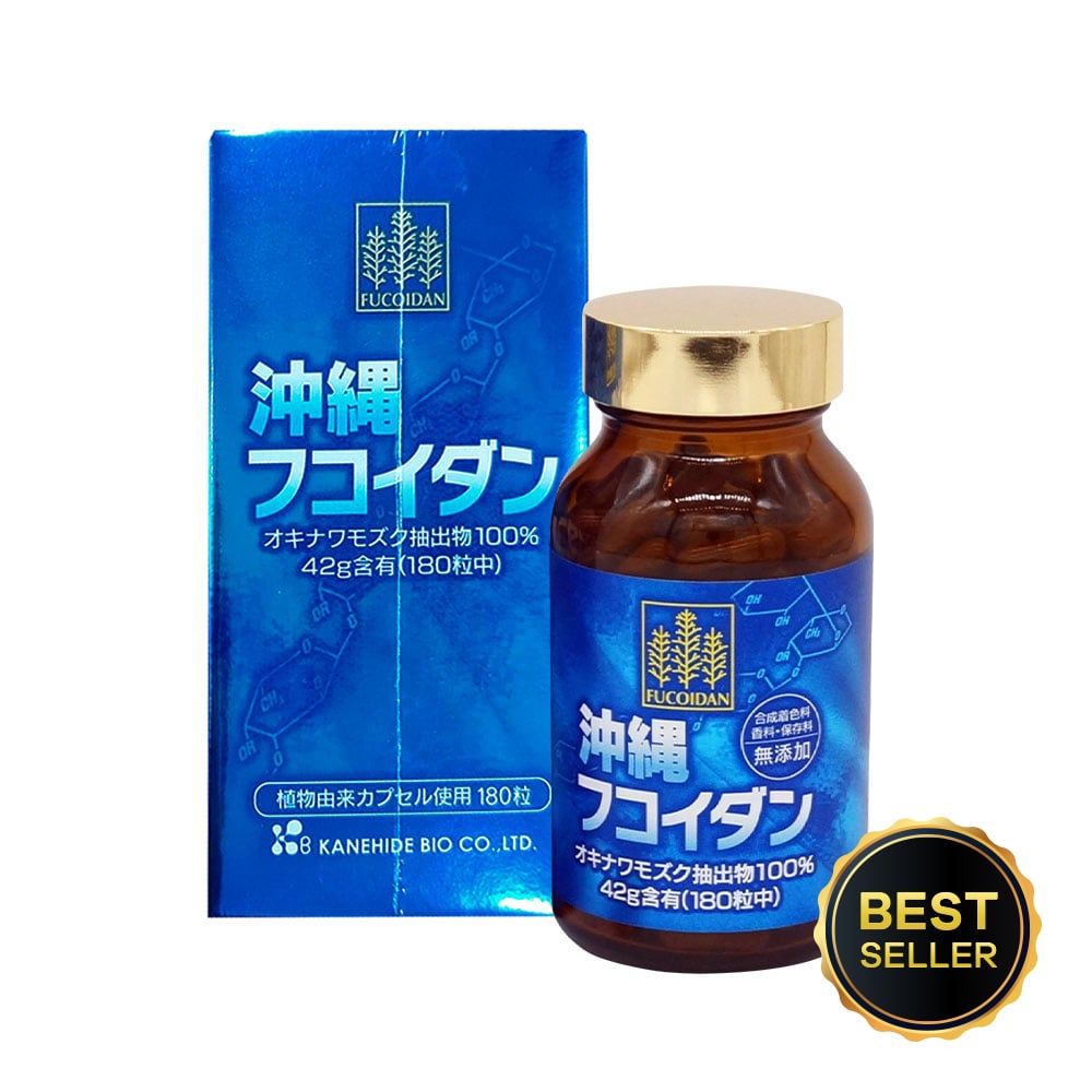Viên uống hỗ trợ phòng ngừa ung thư Fucoidan Okinawa Xanh (180 viên)