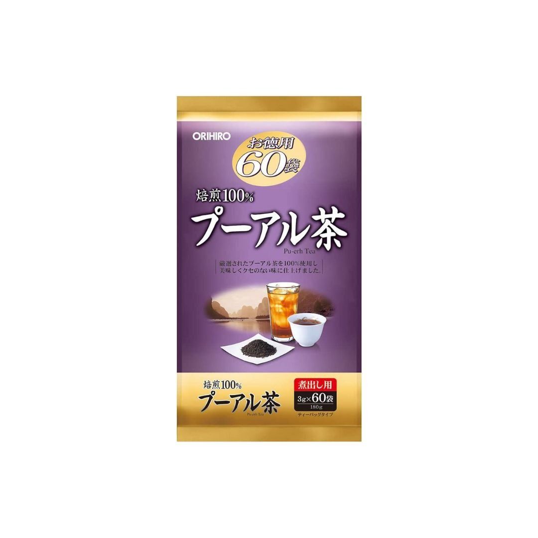 Trà Phổ nhĩ Orihiro Pu'er tea (60 gói x 3g)