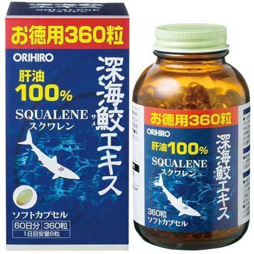 Viên uống Sụn vi cá mập Squalene Orihiro (360 viên)