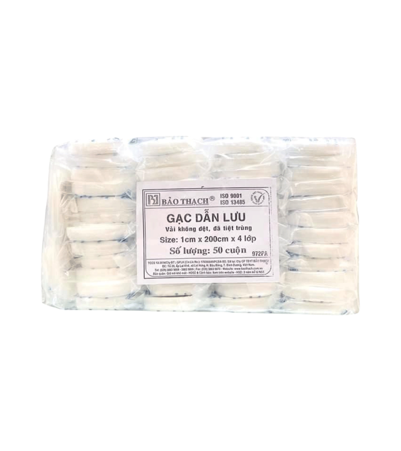 GẠC DẪN LƯU TIỆT TRÙNG BẢO THẠCH (1 bịch/ 50 cuộn)