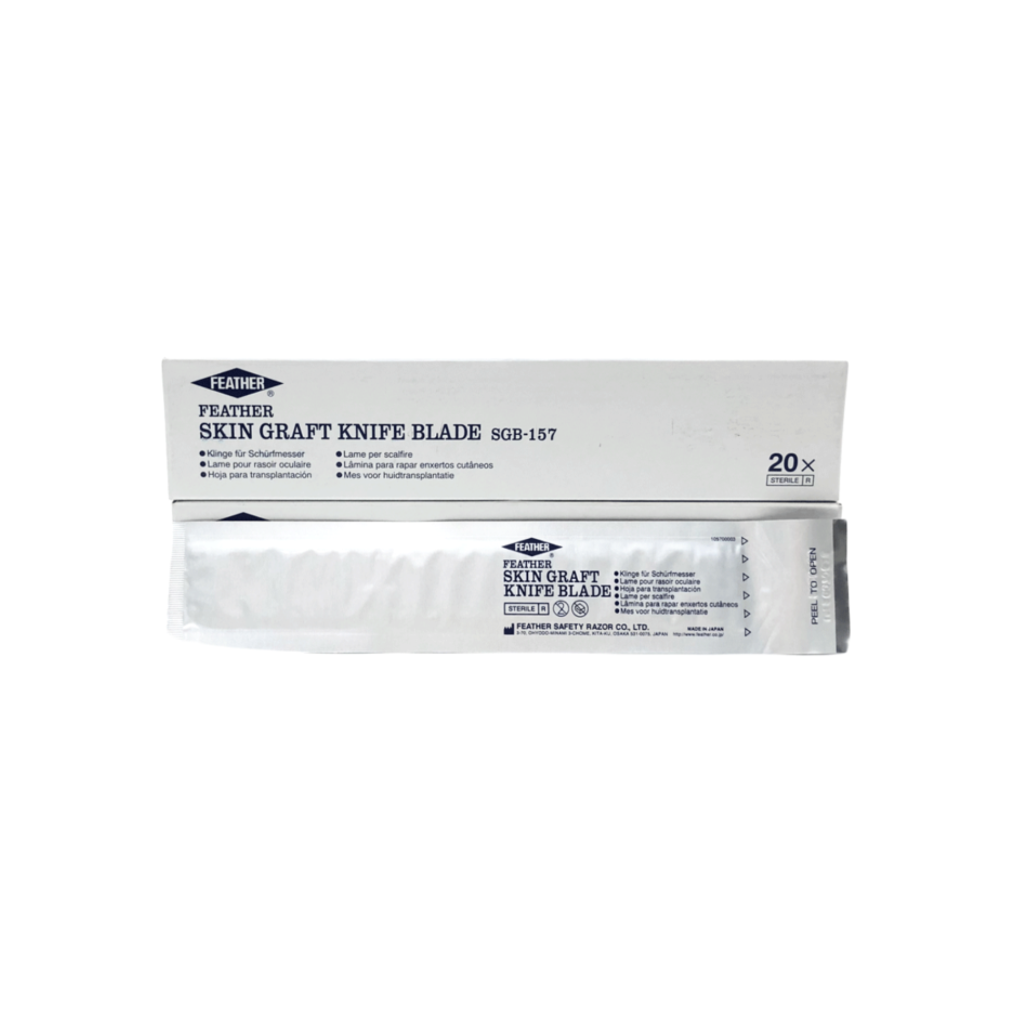 DAO BÀO DA FEATHER - NHẬT BẢN (hộp 20 cái)
