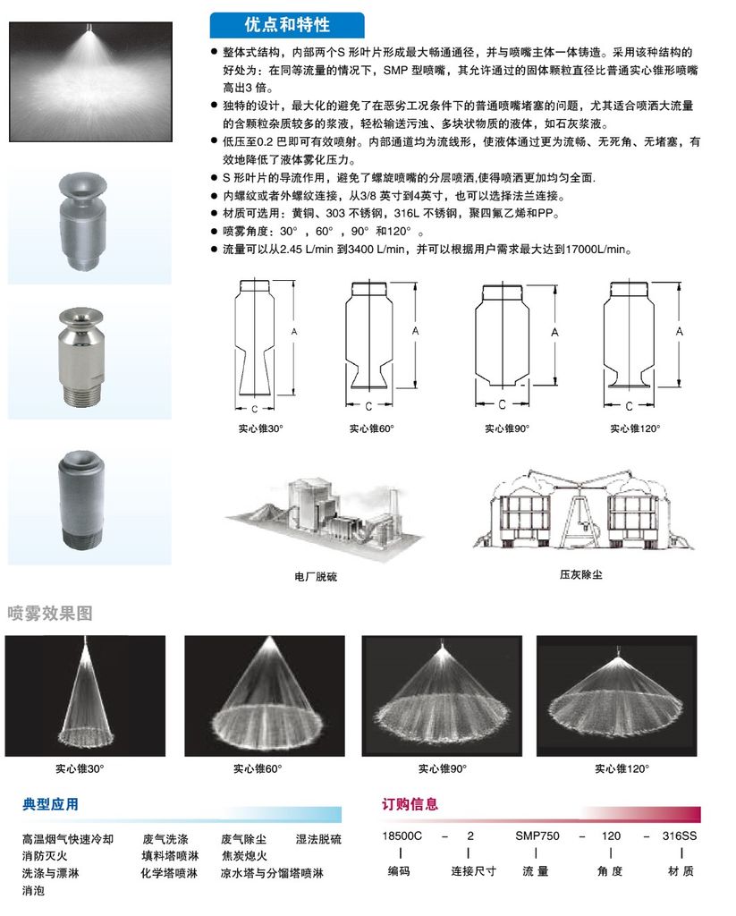  Đầu phun SMP sê-ri 18500C 