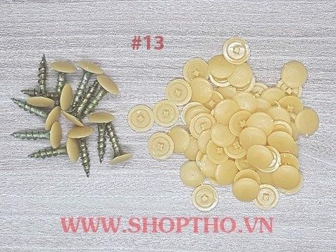 Nút nhựa bịt đầu vít mã màu #13 (túi 42g khoảng 500pcs)