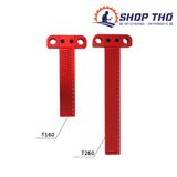  Thước kỹ thuật chữ T- 260 nhôm Anode màu đỏ 