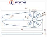  Cữ cắt tròn cho máy phay Wnew - Type C 