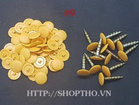 Nút nhựa bịt đầu vít mã màu #9 (túi 42g khoảng 500pcs)